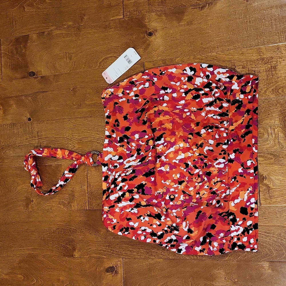 Women's Tropical Escape Swim Top, Top Only Size 14, Oasis Ring Blousn To…